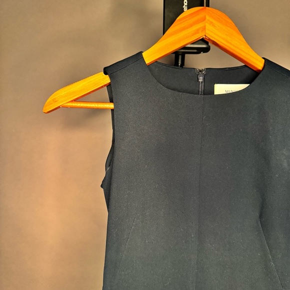 Ministry of Supply Women's Kinetic 4-Way Stretch Sheath Dress Navy Blue Size 0 - Picture 6 of 11